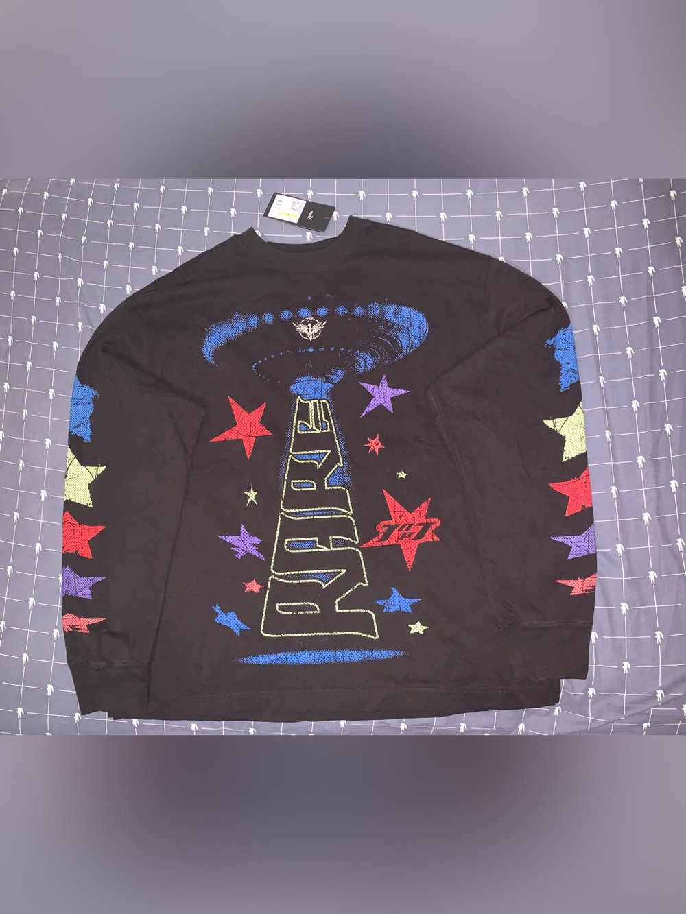 PUMA Men's LaMelo Star Vision Long Sleeve Graphic T-Shirt Size: Medium